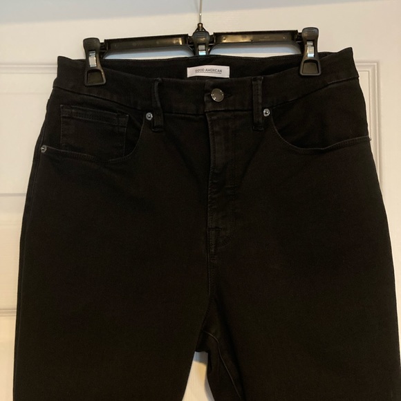 GOOD AMERICAN, GOOD WAIST, Black pants, SIZE 14 - Picture 2 of 16